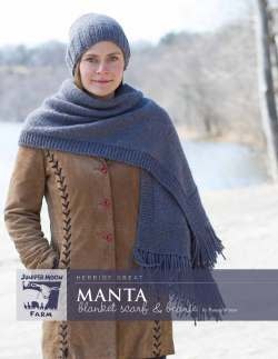 JMF Manta Blanket Scarf Beanie Pattern - J41-01