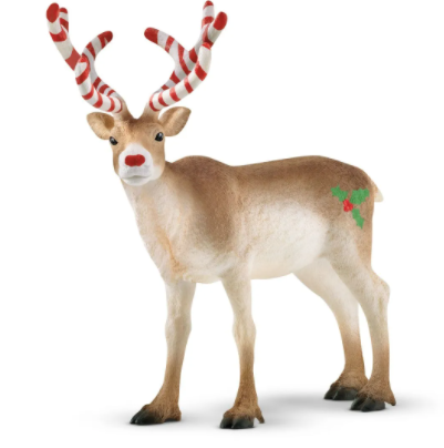 Holiday Reindeer red stripes 2021
