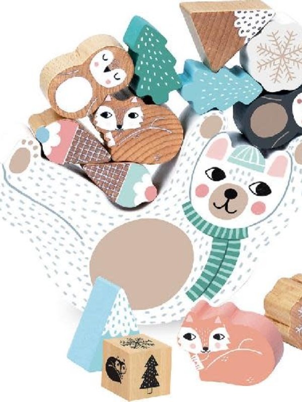 Vilac Stacking/Balancing Game Eddy Bear