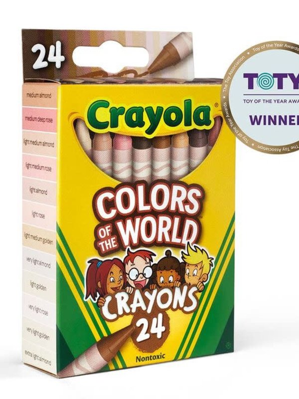 Crayola CRAYONS Colors of The World 24pc
