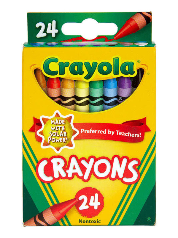 Crayola Crayons 24pc (made w/ solar power)