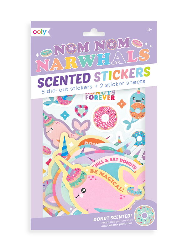 ooly Nom Nom Narwhals Scented Stickers