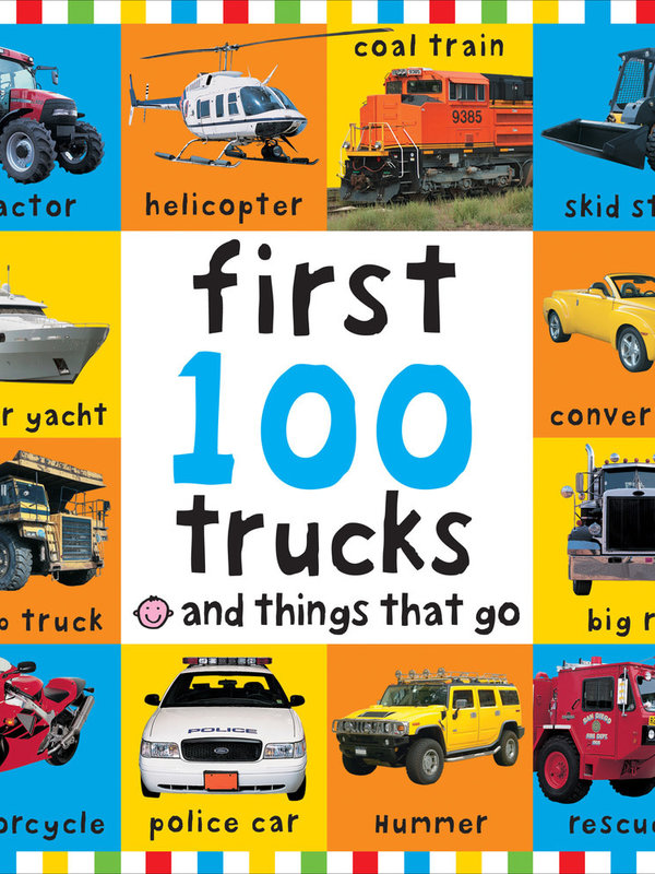Priddy Books Big Board Book First 100 Trucks and Things That Go