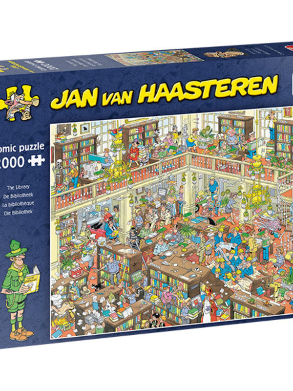 Jumbo Jan van Haasteren The Library 2000pc Puzzle