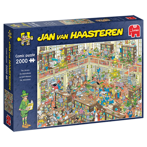 Jan van Haasteren The Library 2000pc Puzzle