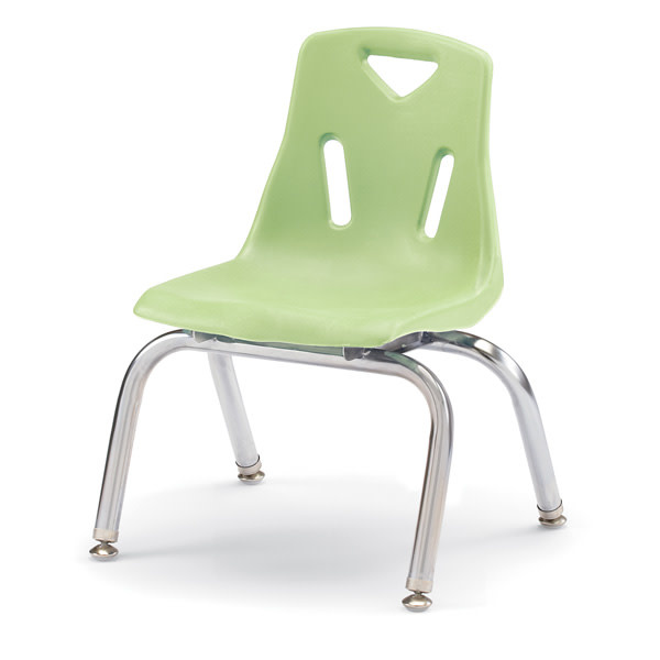 Berries® Stacking Chair with Chrome Plated Legs 10" Key Lime