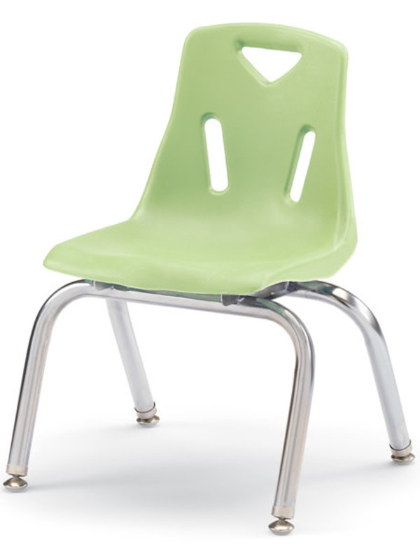 Jonti Craft Berries® Stacking Chair with Chrome Plated Legs 12" Key Lime