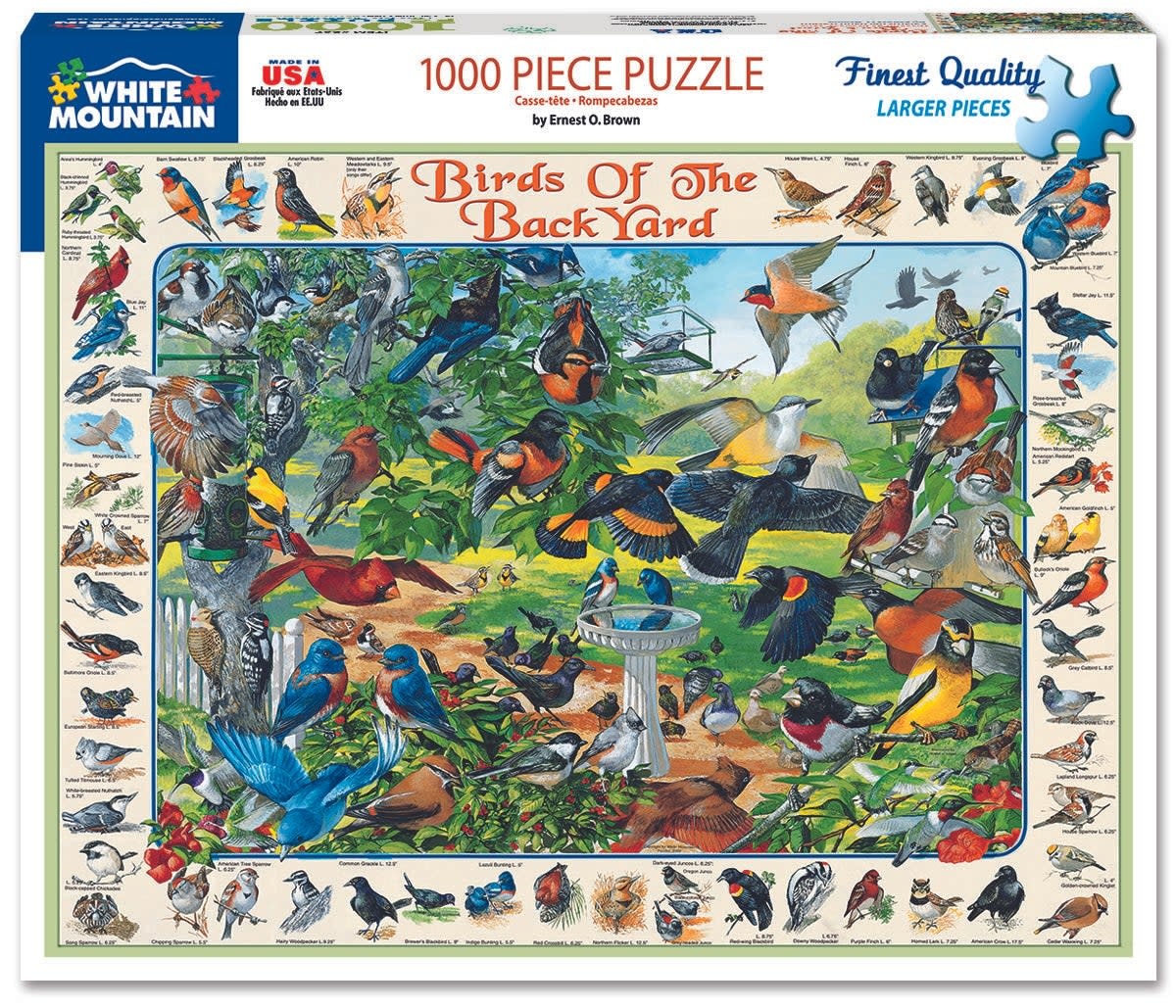 Birds of the Backyard 1000 pc Puzzle