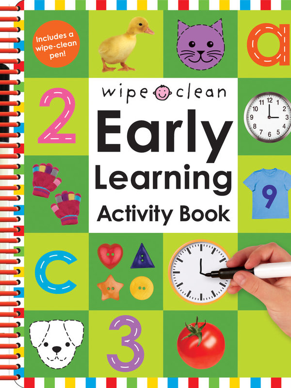 Priddy Books Wipe Clean Early Learning Activity Book