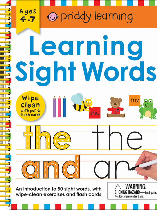 Priddy Books Wipe Clean Learning Sight Words