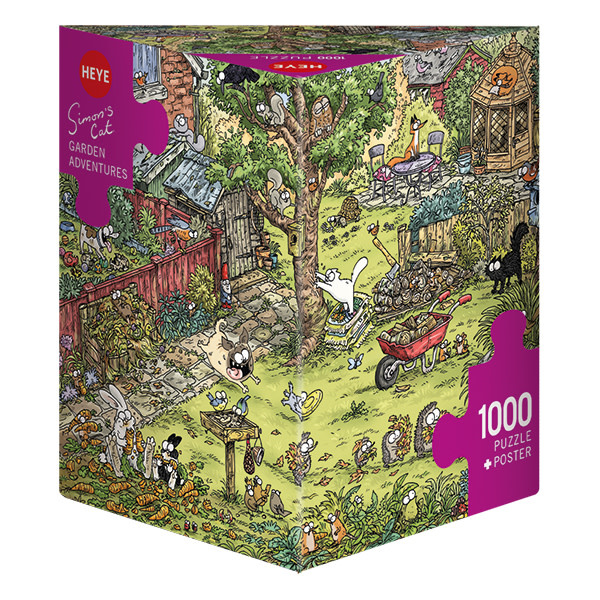 Simon's Cat Garden Adventures 1000pc Puzzle