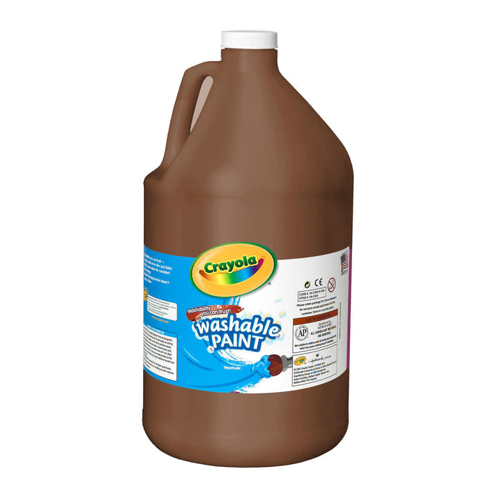 Crayola Washable Paint 3.79L Brown