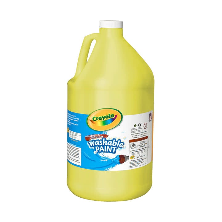 Crayola Washable Paint 3.79L Yellow