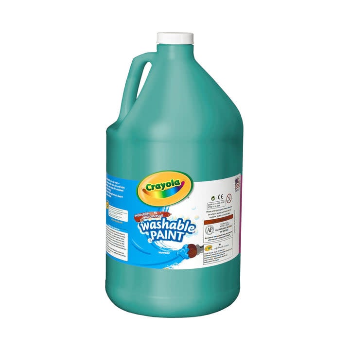 Crayola Washable Paint 3.79L Turquoise