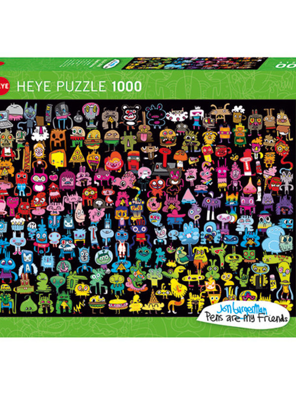 Heye Burgerman Doodle Rainbow 1000pc Puzzle