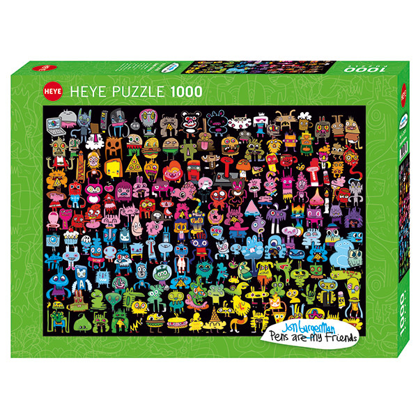 Burgerman Doodle Rainbow 1000pc Puzzle