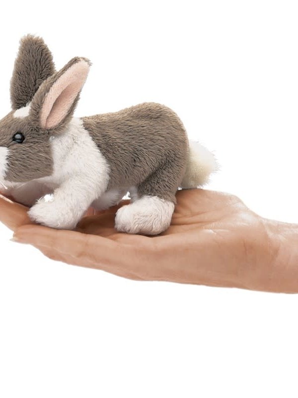 Folkmanis Folkmanis Mini Bunny Rabbit Finger Puppet 2727