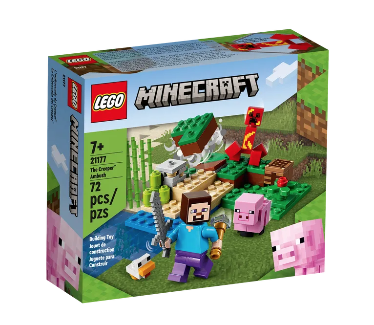 LEGO® 21185 Minecraft Le Bastion du Nether, Jouet dès 8 Ans, avec