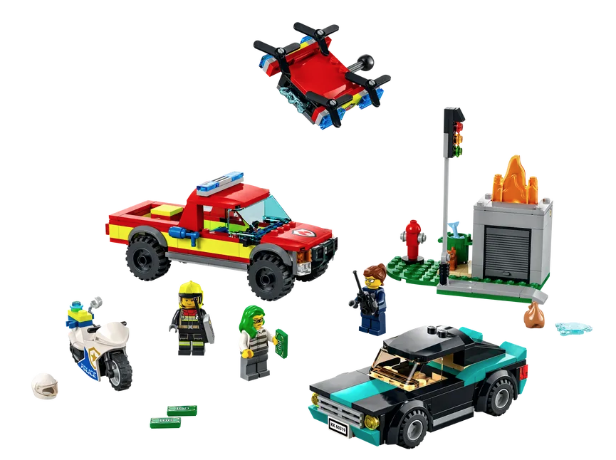 LEGO® Fire Rescue and Police Chase
