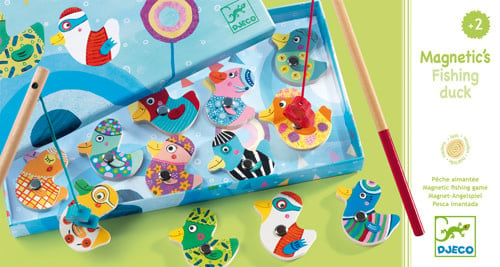 Rainbow Ducks Fishing Game, Djeco, Traditional Games