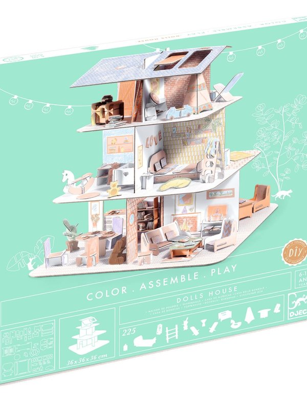 Djeco Color Assemble Play: Doll's House