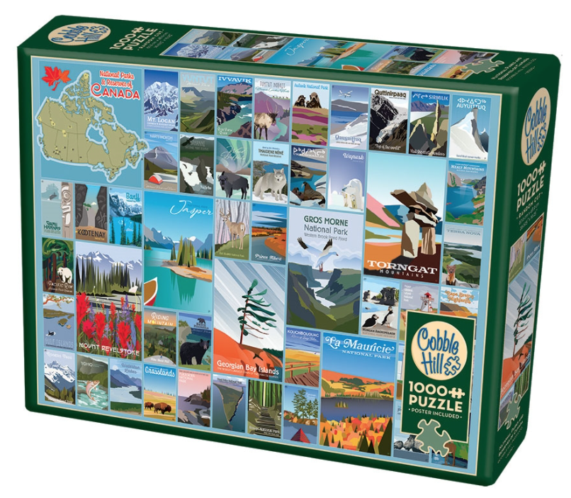 National Parks & Reserves of Canada 1000pc Puzzle