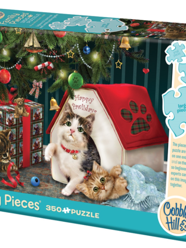 Cobble Hill Happy Pawlidays 350pc Family Puzzle