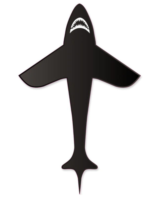 Premier Kites 6ft Black Shark Kite