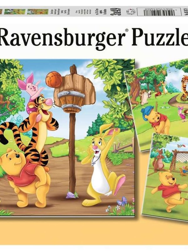 Ravensburger Winnie the Pooh Sports Day 3x49pc Puzzles