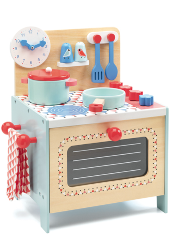 Djeco Djeco Wooden Blue Cooker Oven