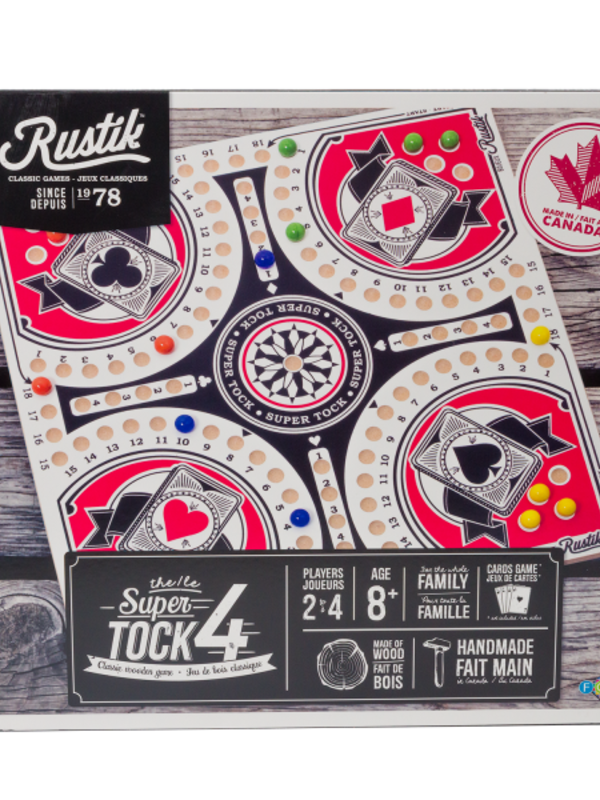 Rustik Super Tock Game 4 Players (15”)