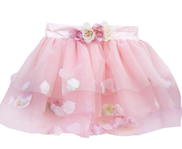 Golden Rose Petal Skirt size 4-6