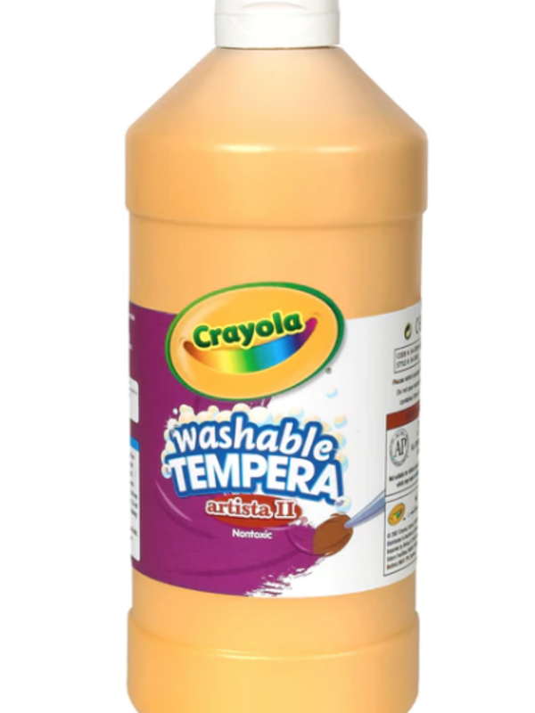 Crayola TEMPERA PAINT 32oz Peach Washable