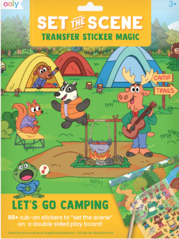 ooly Set The Scene Transter Stickers Magic: Let's Go Camping