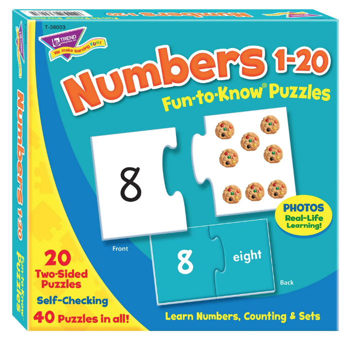 Numbers 1-20 Fun-to-Know® Puzzles