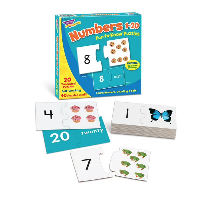 Numbers 1-20 Fun-to-Know® Puzzles