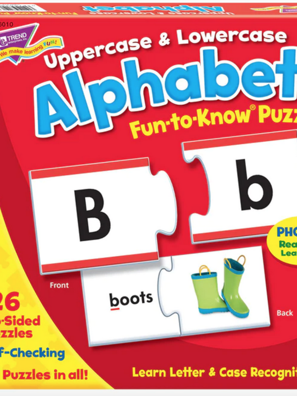 Upper-Lowercase Alphabet 2pc Puzzles