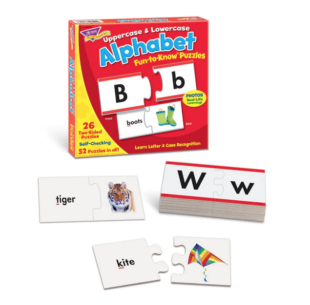 Upper-Lowercase Alphabet 2pc Puzzles