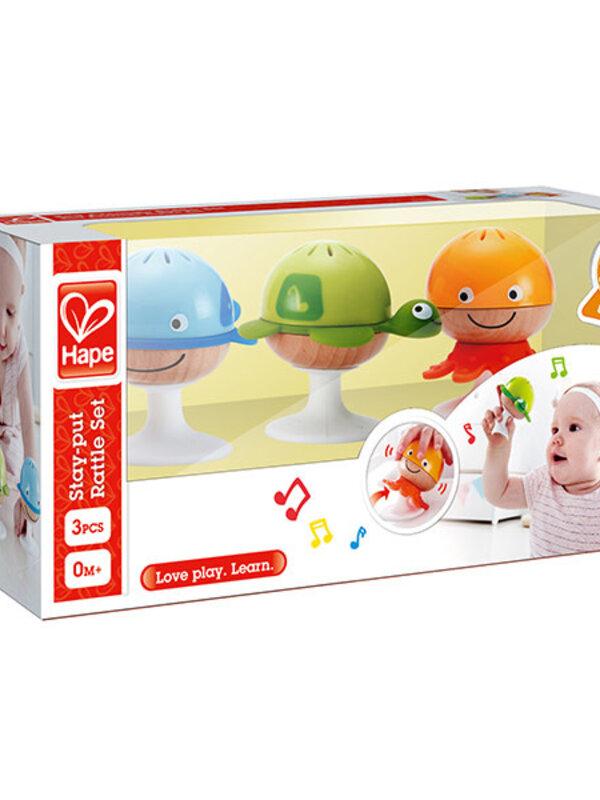 Hape Stay Put Rattle Set