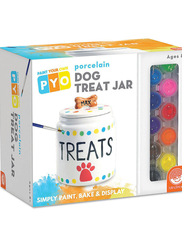 Mindware Paint Your Own Porcelain Dog Treat Jar