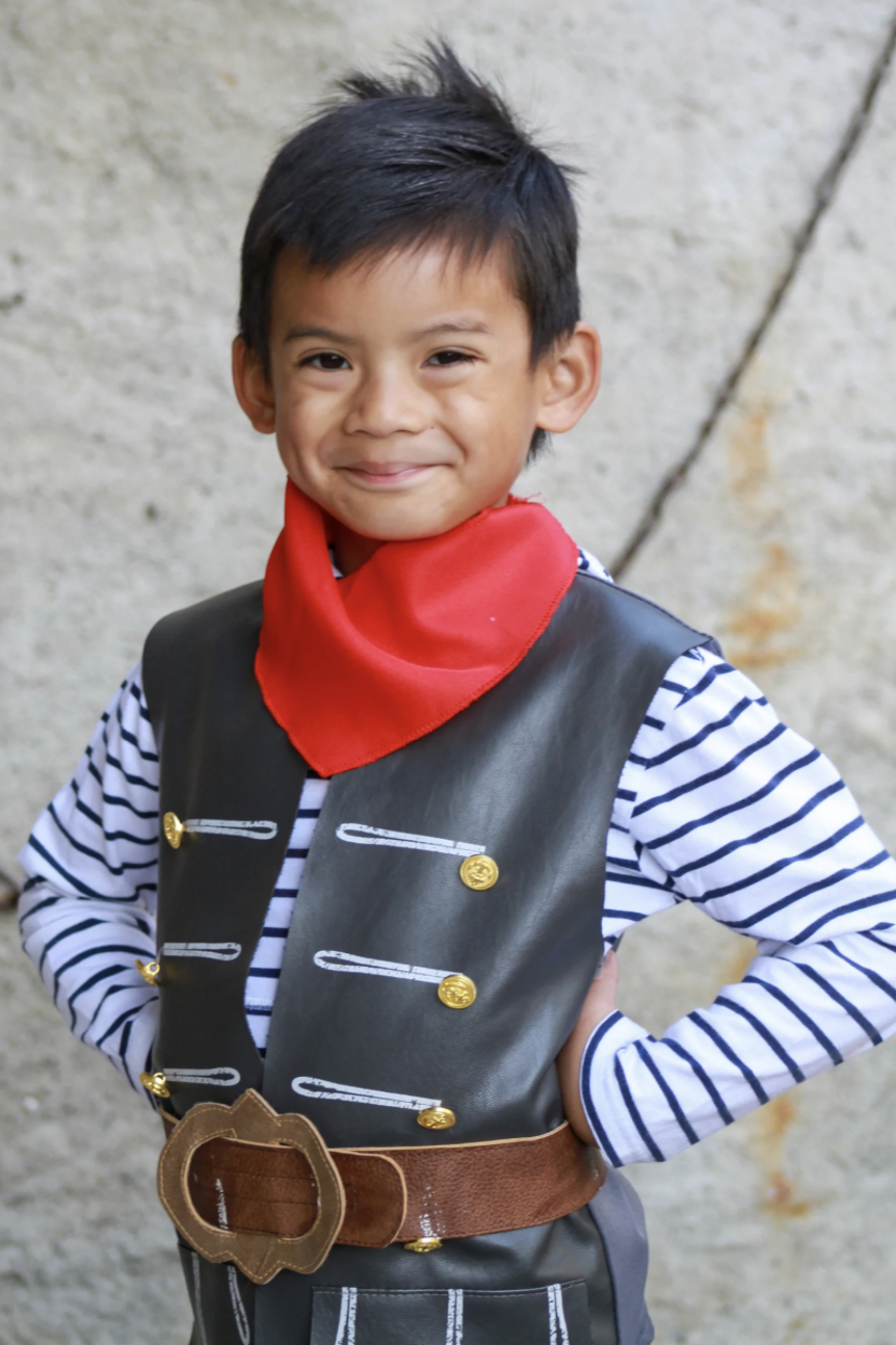 Scully Pirate Vest, Belt & Scarf Ages 7-8