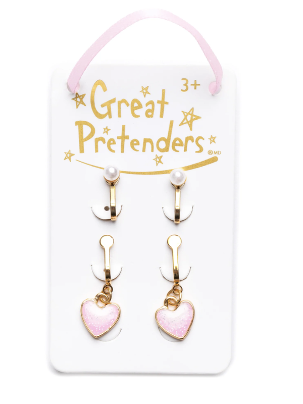 Great Pretenders Boutique Cute & Classy Clip Earrings 2 pair