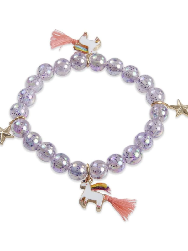 Great Pretenders Unicorn Star Bracelet, Purple