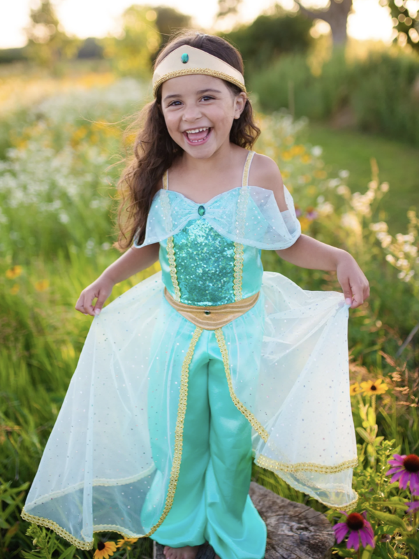 Great Pretenders Jasmine Costume, Teal, Size 5-6