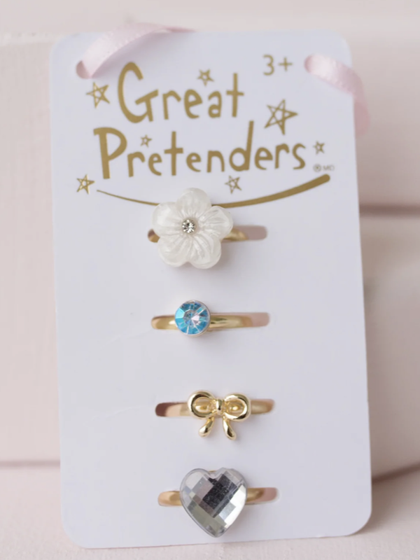 Great Pretenders Boutique Sassy Ring Set 4pc