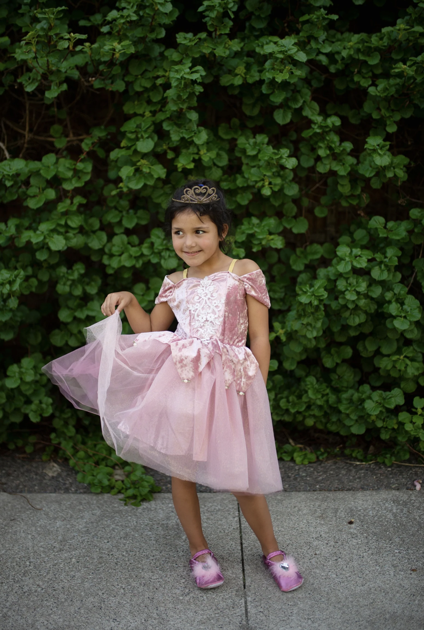 Holiday Ballerina Dress Rose 7-8