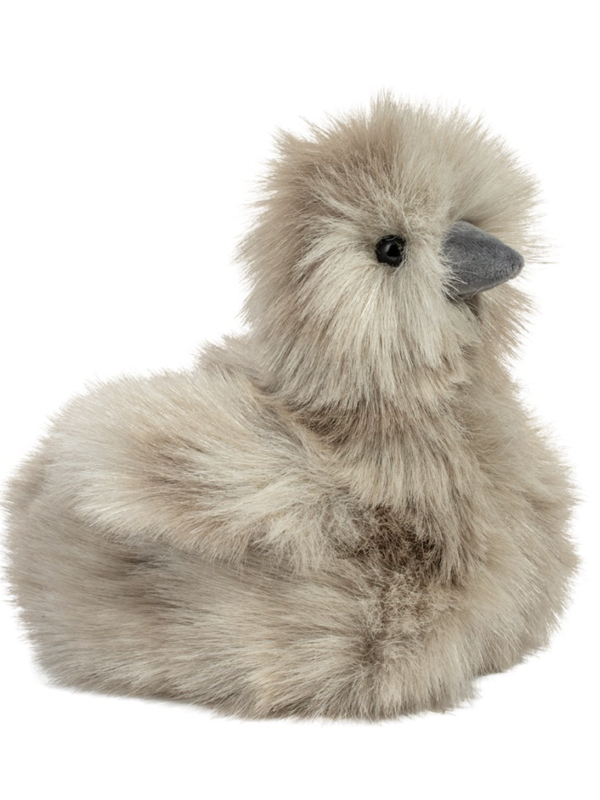 Douglas Zara Grey Silkie Chick Plush