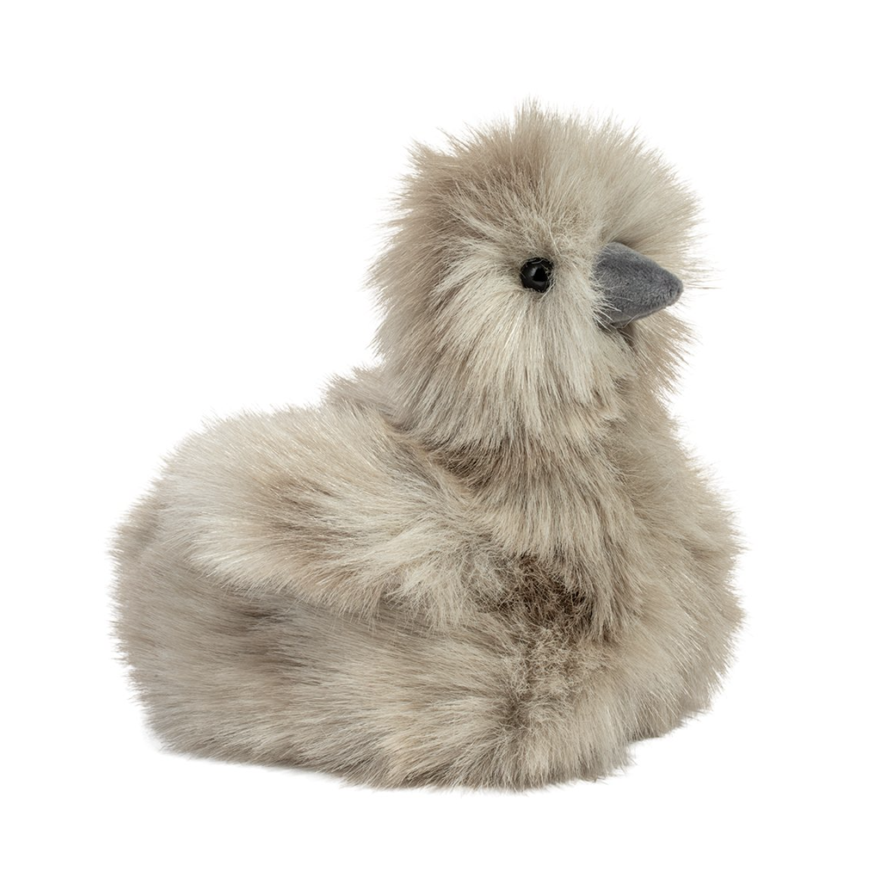 Zara Grey Silkie Chick Plush
