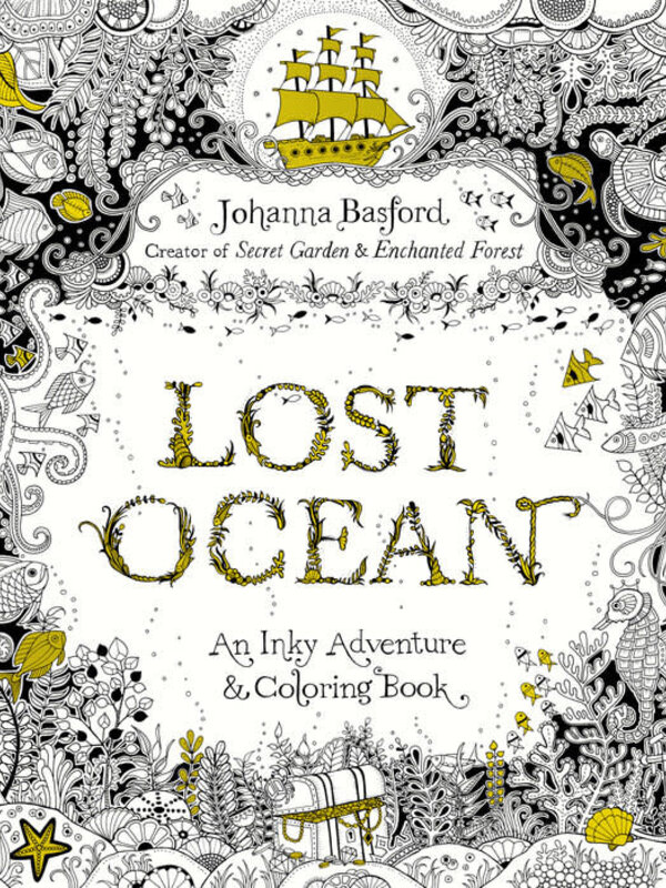 Penguin Random House Lost Ocean: An Underwater Adventure & Colouring Book