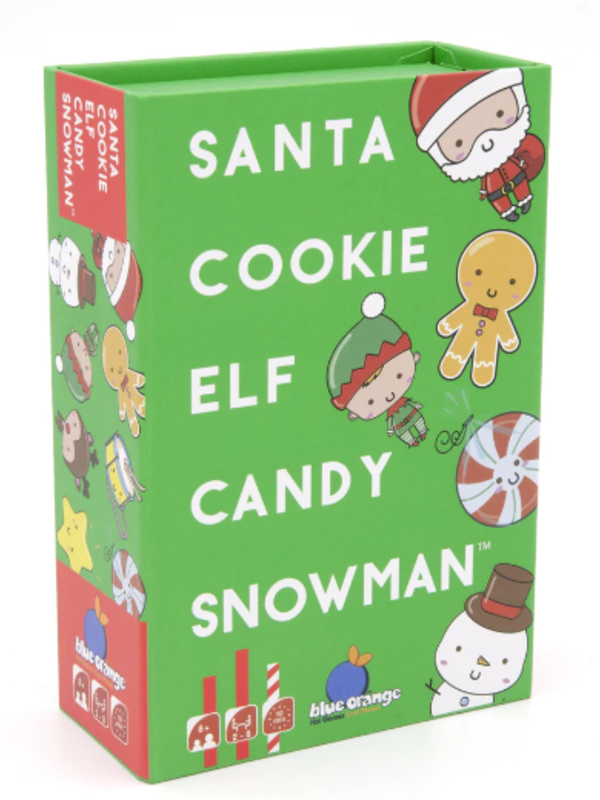 Blue Orange Santa Cookie Elf Candy Snowman Game